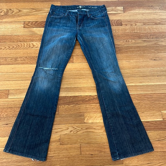 7 For All Mankind “A Pocket” distressed jeans. - Picture 1 of 6